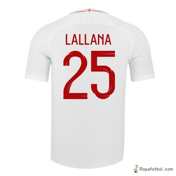 Camiseta Inglaterra Replica Primera Ropa Lallana 2018 Blanco